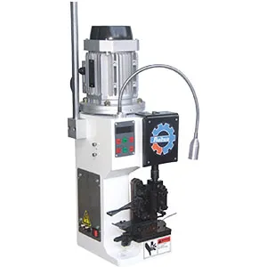 Máy ép dập đầu cos dây bán tự động 