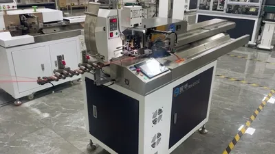 Máy ép dập đầu cos và mạ thiếc một đầu tự động cho 5 dây RH-01CC