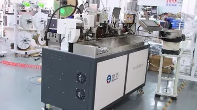 Máy ép dập đầu cos hai đầu và co ống nhiệt một đầu tự động RH-027CC