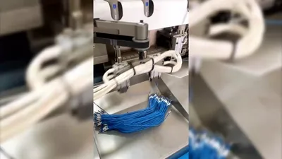 Máy ép dập đầu cos hai đầu và đánh dấu ống co nhiệt tự động RH-029CC