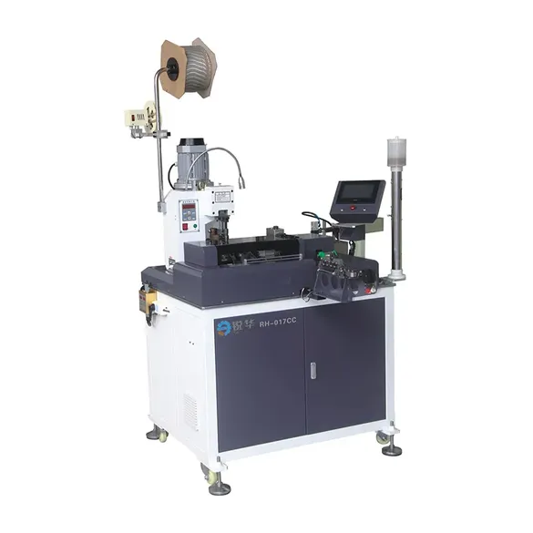 RH-017CC (Ép dập đầu cos và mạ thiếc một đầu tự động chính xác cao)